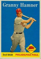 1958 Topps #268 Granny Hamner Baseball Card