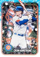 2024 Topps Holiday #H136 Pete Crow-Armstrong Variation Baseball Card