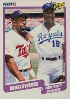 1990 Fleer Canadian #635 Jackson/Puckett Baseball Card