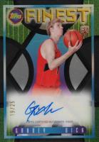 2023 Topps Finest Flashback Autographs #FLAGD Gradey Dick Black Refractor Basketball Card