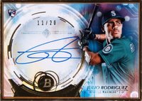 2022 Bowman Transcendent Collection Autographs #JR Julio Rodriguez Variation Baseball Card