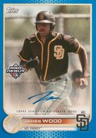 2022 Topps Pro Debut #PD132 James Wood Autograph-Blue Baseball Card
