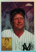 1996 Topps Chrome #7 Mickey Mantle Baseball Card