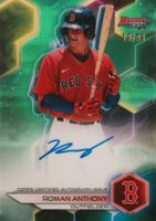 2023 Bowman's Best Best of 2023 Autographs #B23RAY Roman Anthony Green Baseball Card