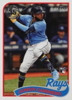 2024 Topps 1989 Topps Baseball #89B50 Junior Caminero Baseball Card