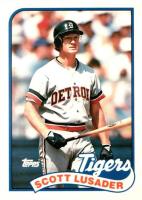 1989 Topps Tiffany #487 Scott Lusader Baseball Card