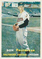 1957 Topps #146 Don Ferrarese Baseball Card