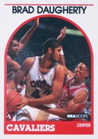 1989 Hoops #50 Brad Daugherty Basketball Card