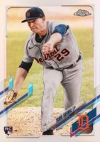 2021 Topps Chrome #103 Tarik Skubal Refractor Baseball Card