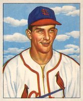 1950 Bowman #125 Del Rice Baseball Card