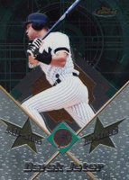 2001 Finest All Stars #FAS2 Derek Jeter Baseball Card