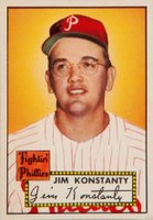 1952 Topps #108 Jim Konstanty Baseball Card