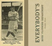 1916 Everybody's #198 Rollie Zeider Baseball Card