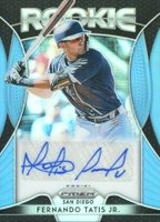 2019 Panini Prizm Rookie Autographs #RAFT Fernando Tatis Jr. Carolina Blue Prizm Baseball Card