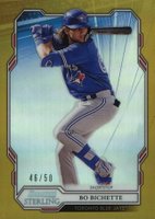 2019 Bowman Sterling #BPR25 Bo Bichette Gold Refractor Baseball Card
