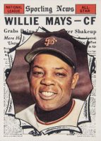 1961 Topps #579 Willie Mays All-Star Baseball Card