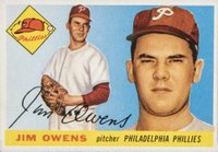 1955 Topps #202 Jim Owens Baseball Card