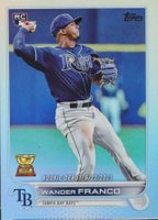 2022 Topps Update #US42 Wander Franco Rainbow Foil Baseball Card