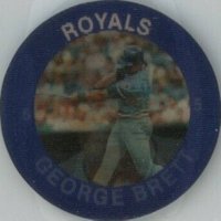 1985 7-11 Slurpee Coin Eastern Region #II George Brett Baseball Card