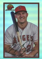 2019 Bowman 30th Anniversary Chrome #MT Mike Trout Baseball Card