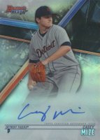 2018 Bowman's Best Best of 2018 Autographs #B18CM Casey Mize Refractor Baseball Card