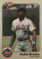 1983 Fleer #539 Hubie Brooks Baseball Card