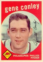 1959 Topps #492 Gene Conley Baseball Card