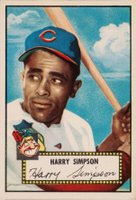 1952 Topps #193 Harry Simpson Baseball Card