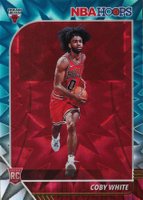 2019 Panini Hoops #204 Coby White Teal Explosion Basketball Card