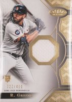 2023 Topps Tier One Relics Design B #T1RRG Riley Greene Baseball Card