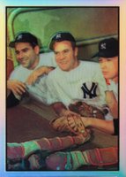 1997 Topps Mantle Finest #21 1953 Bowman Reprint Refractor Baseball Card