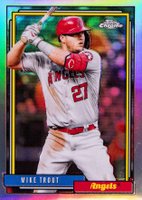 2021 Topps Update 1992 Topps Redux #T923 Mike Trout Baseball Card
