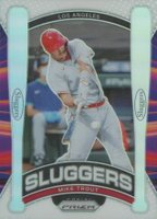 2021 Panini Prizm Sluggers #SL15 Mike Trout Silver Prizm Baseball Card