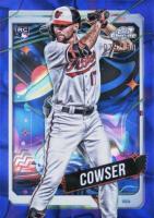2024 Topps Chrome Cosmic #17 Colton Cowser Purple Nebula Refractor Baseball Card