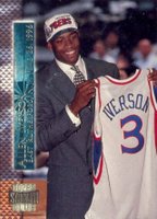 1996 Stadium Club Shining Moments #SM15 Allen Iverson Basketball Card