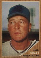 1962 Topps #12 Harry Craft Baseball Card