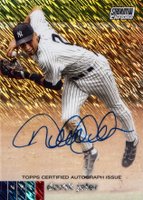 2020 Stadium Club Chrome Autographs #UADJ Derek Jeter Shimmer Refractor Baseball Card