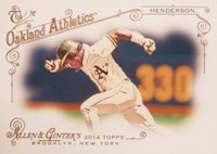 2014 Topps Allen & Ginter #253 Rickey Henderson Baseball Card