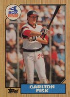 1987 Topps #756 Carlton Fisk Baseball Card