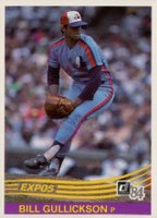 1984 Donruss #401 Bill Gullickson Baseball Card