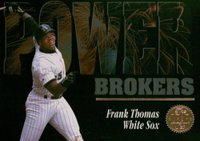 1994 Leaf Power Brokers #1 Frank Thomas Baseball Card