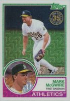2018 Topps Silver Pack 1983 Chrome Promo #5 Mark McGwire Baseball Card