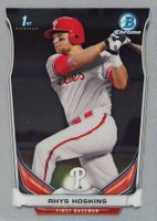 2014 Bowman Draft Picks #CDP122 Rhys Hoskins Chrome Baseball Card