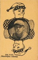 1927 Strip Card # Jimmie Foxx Black Circle Baseball Card