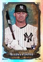 2024 Topps Allen & Ginter #31 Jasson Dominguez Silver Portrait Hot Box Baseball Card