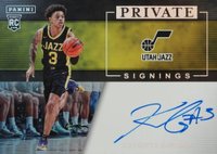 2023 Panini Private Signings #PS-GEO Keyonte George Basketball Card