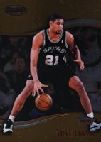 1998 Bowman's Best #50 Tim Duncan Basketball Card