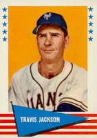 1961 Fleer #115 Travis Jackson Baseball Card