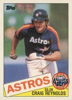 1985 Topps #156 Craig Reynolds Baseball Card
