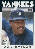 1986 Topps #765 Don Baylor Baseball Card
